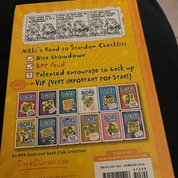 Dork Diaries Book - Yellow Cover - Picture 3 of 4